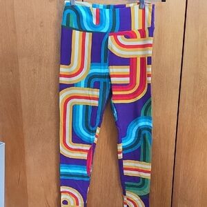 Multicolor Geometric Pattern Leggings